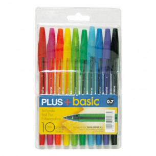 Bolígrafo Plus Basic con 10...