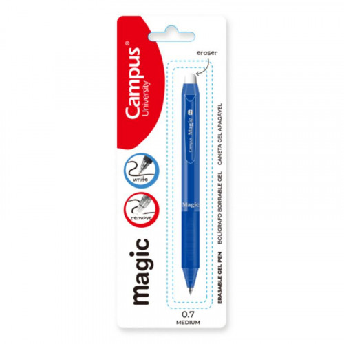 Bolígrafo Plus Magic Click Azul 1 Unidad