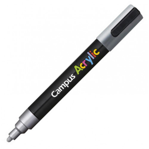 Rotulador Campus Acrylic 2.5 mm Plata