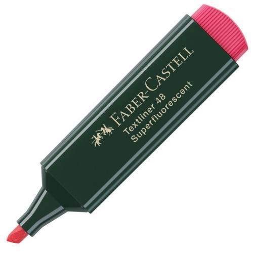 Rotulador Fluorescente Faber 48 Rojo