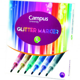 Marcador Glitter con...
