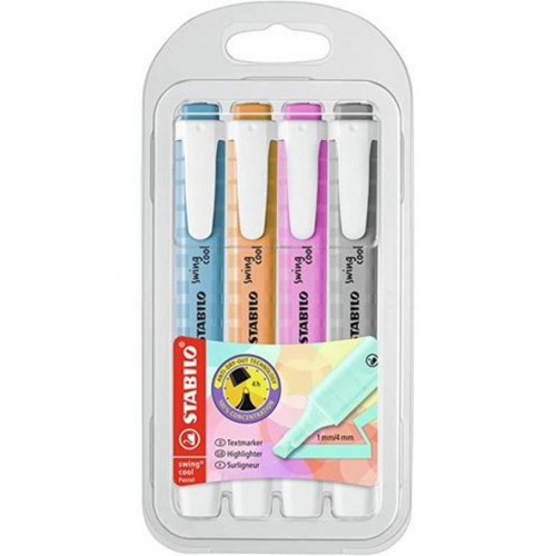 Estuche de 4 Marcadores Fluorescentes...