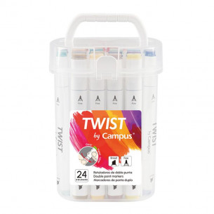 Rotulador Twist Doble Punta...