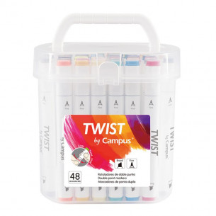 Rotulador Twist Doble Punta...