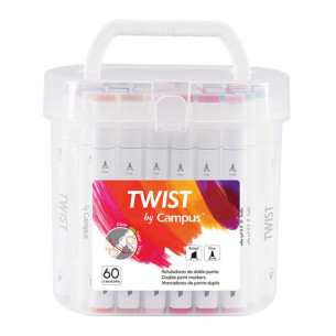Rotulador Twist Doble Punta...