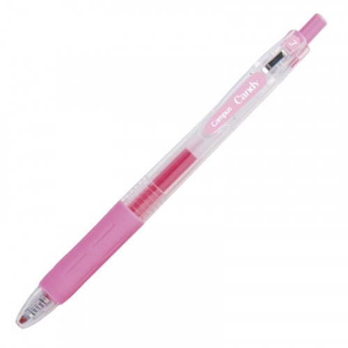 Bolígrafo de Tinta Gel Campus Candy Rosa