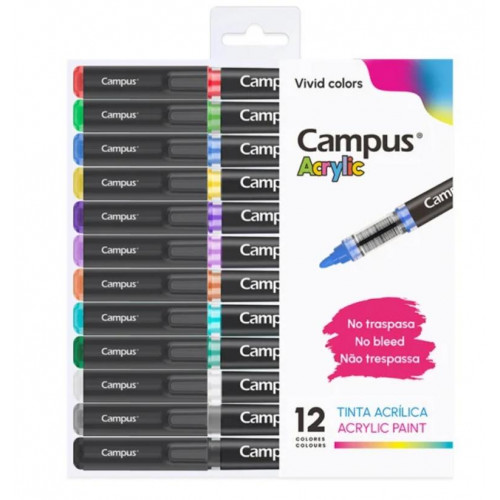 Rotulador Campus Acrylic Cónico con...