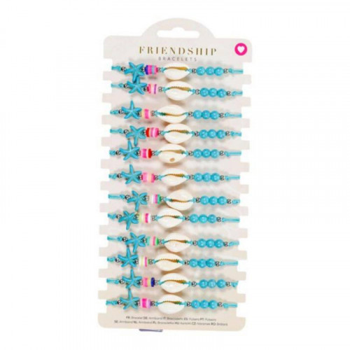 Pulsera Boho de Cuentas Azules con...
