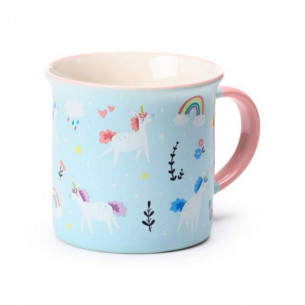 Taza de Porcelana Unicornio...