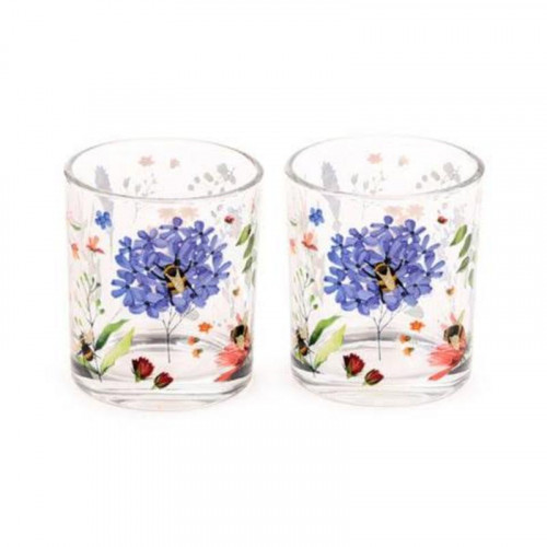 Juego de 2 vasos de cristal Abejas y...