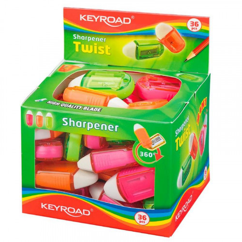 Afilalápices con Goma Keyroad Twist