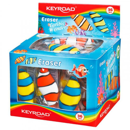 Gomas de Borrar Keyroad Wony 36 Unidades