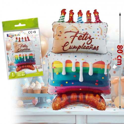 Globo de Poliamida Tarta Feliz...