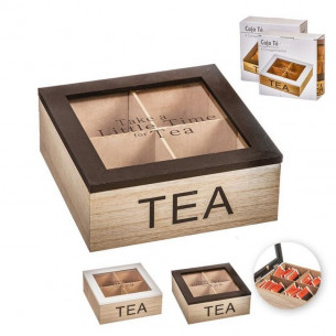 Caja de Madera para Té de...