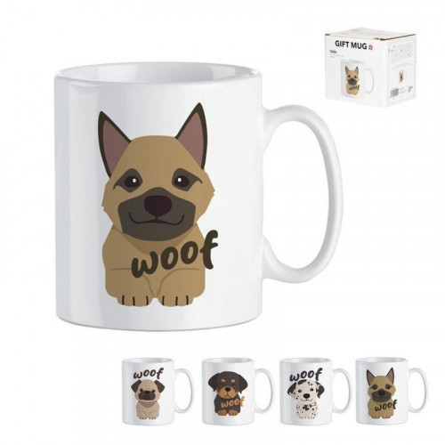 Taza con Caja de Regalo Perros 4...