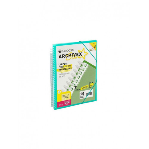 Carpeta A4 Carchivo con Espiral y 60...