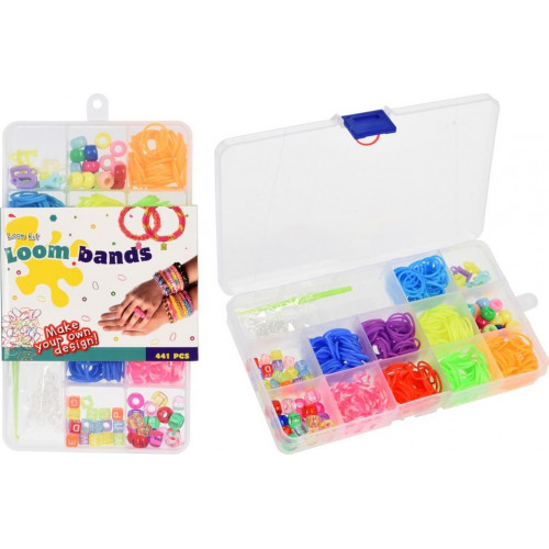 Caja de Elásticos y Piedras para...