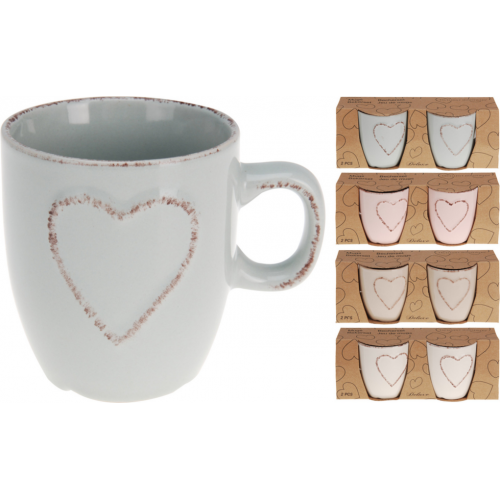 Set de 2 Tazas de 150 ml en 4 Colores