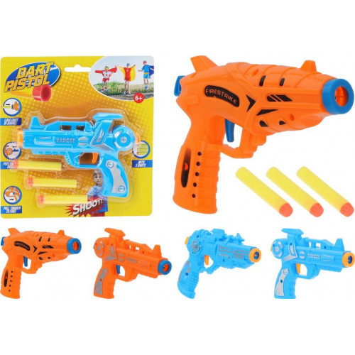 Pistola pequeña de dardos de goma