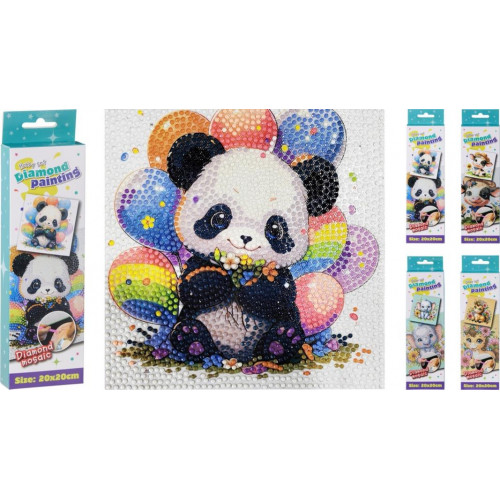 Diamond Painting 20x20 cm Surtido 4...
