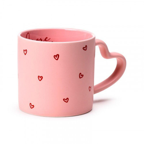 Taza de Porcelana con Asa Corazones...