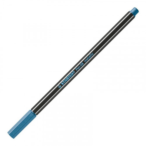 Rotulador Stabilo Pen 68 Metalizado Azul
