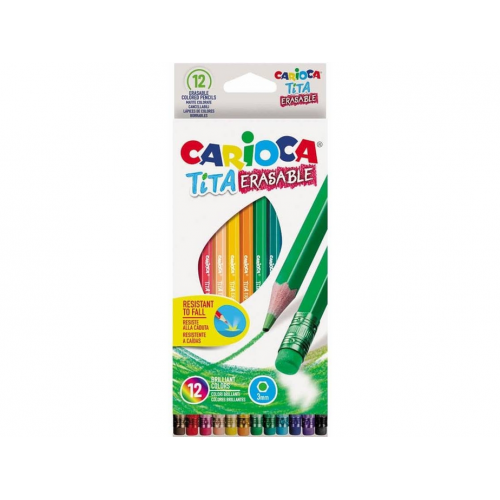 Lápiz Tita con Goma 42897 12 Colores