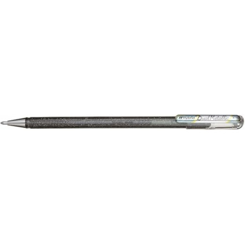 Bolígrafo Pentel Hybrid Dual Plata