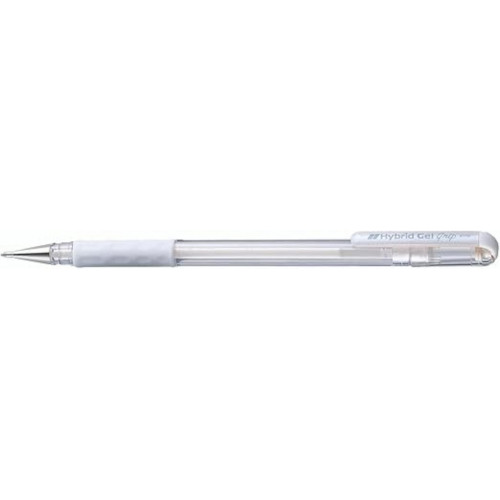 Bolígrafo Pentel Hybrid Gel Grip Blanco