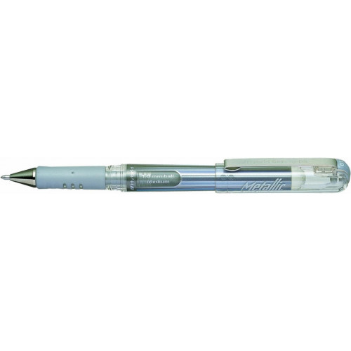 Bolígrafo Hybrid Gel DX Plata Metal