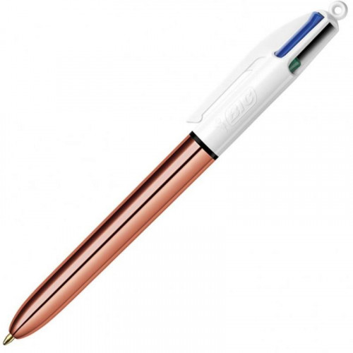 Bolígrafo Bic 4 Colores Rose Gold