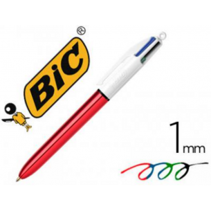 Bolígrafo Bic 4 Colores...