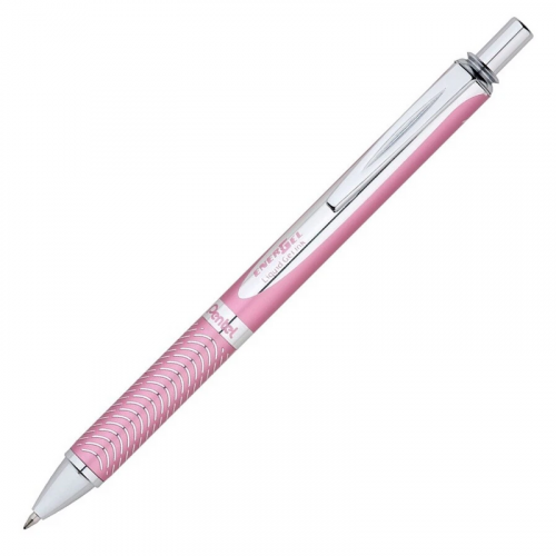Bolígrafo Retráctil Pentel EnerGel Rosa
