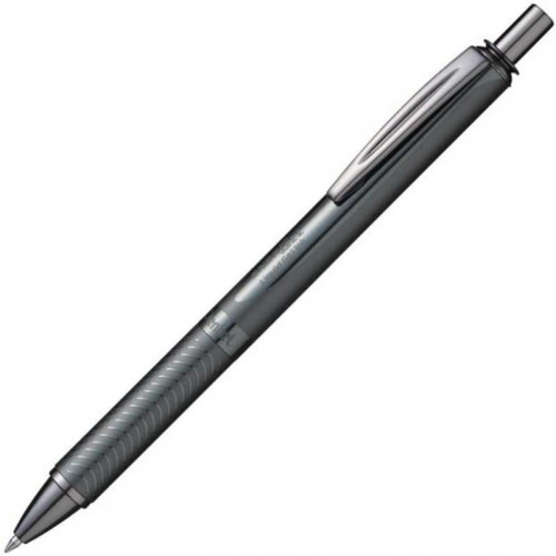 Bolígrafo Retráctil Pentel EnerGel Gris