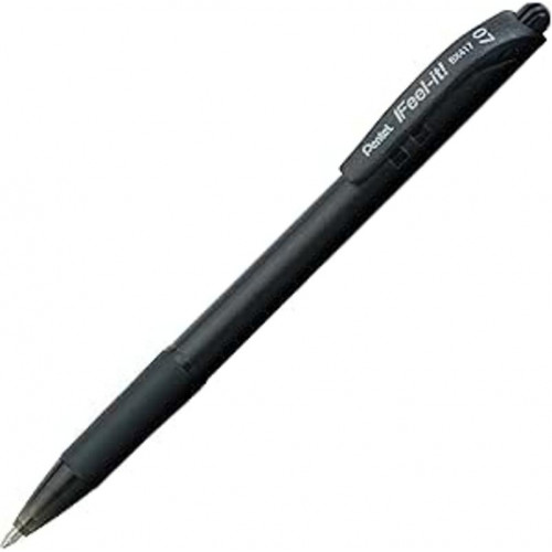 Bolígrafo Retráctil Pentel 0.7 mm Negro
