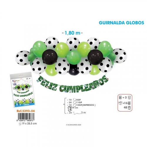 Guirnalda de Globos Fútbol Feliz...