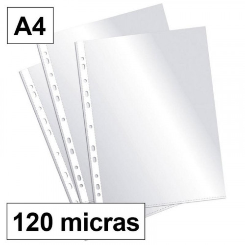 Fundas Multitaladro A4 Cristal 120...