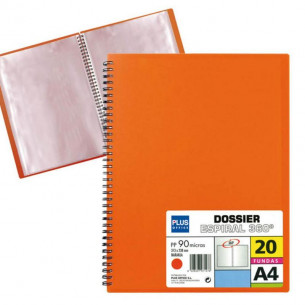 Carpeta con 20 fundas y...
