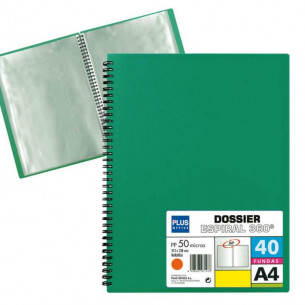 Carpeta con 40 fundas y...
