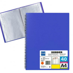 Carpeta con 40 fundas y...