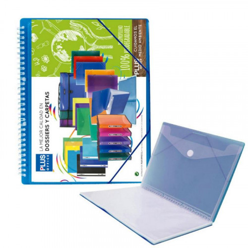 Carpeta de 20 Fundas con Espiral y...