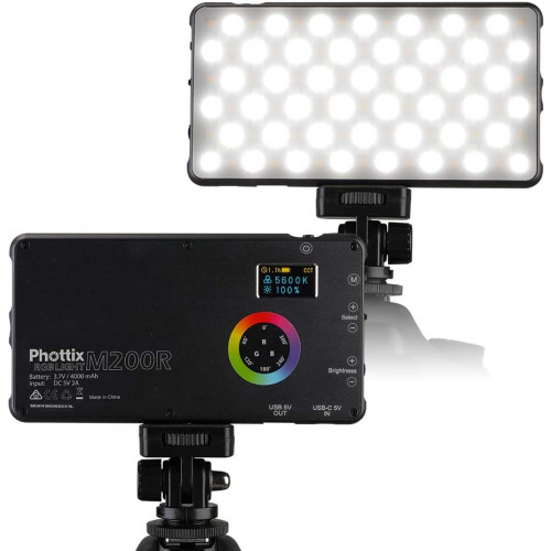 PHOTTIX Led Movile M200R RGB light