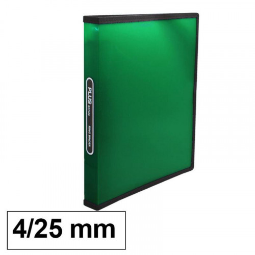 Carpeta A4 de 4 anillas 25 mm Verde