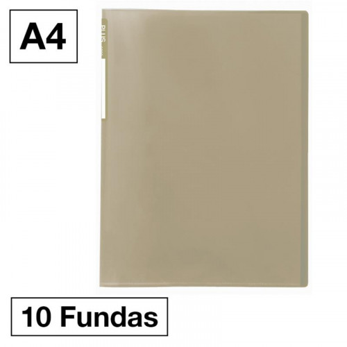 Carpeta de Fundas Plus Office A4 10...