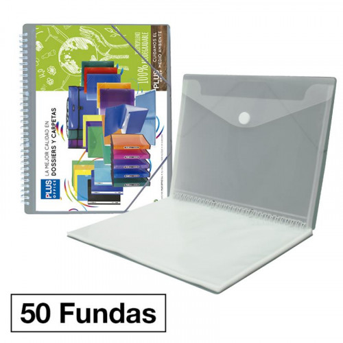Carpeta de Fundas con Espiral y Goma...