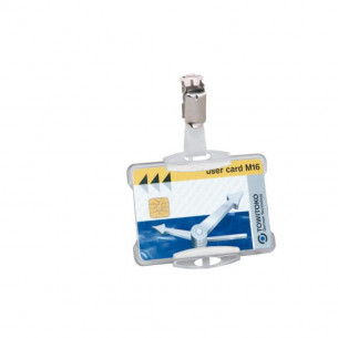 Portanombres con Pinza Durable