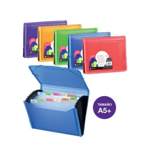 Cuaderno Acordeón Polipropileno A5...