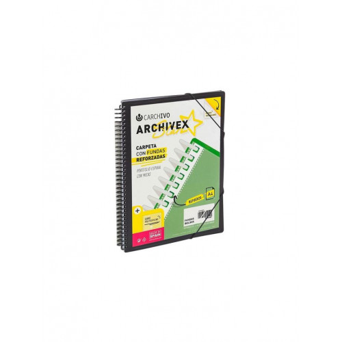 Carpeta Canguro A4 de Espiral con 40...
