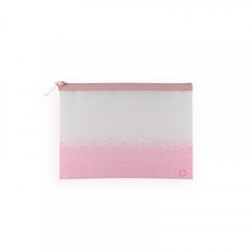 Bolsa con Cremallera Sense A5 Rosa