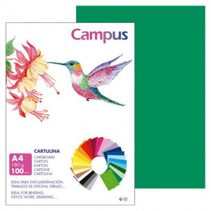 Cartulina Campus A4 Verde...